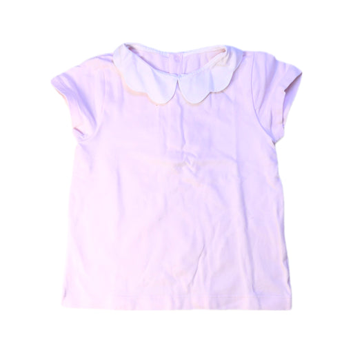 A Pink Short Sleeve Tops from Jacadi in size 3T for girl. (Front View)
