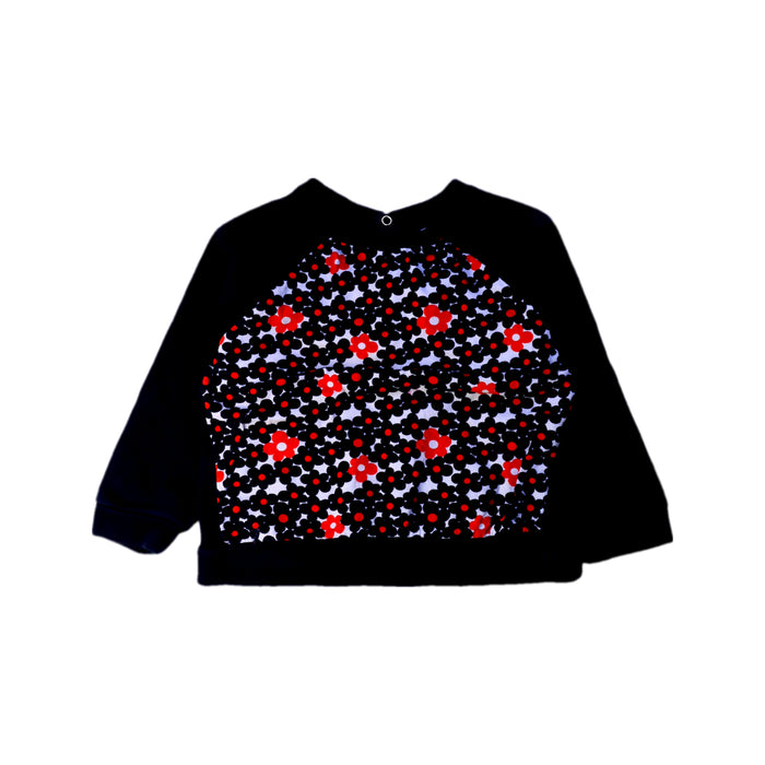 A Black Crewneck Sweatshirts from Jacadi in size 3T for girl. (Front View)