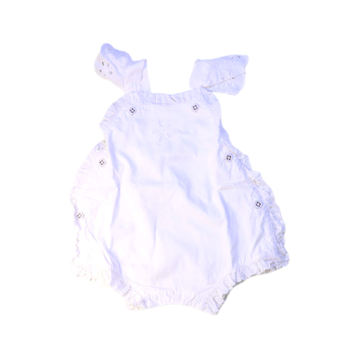 A White Sleeveless Rompers from Stella McCartney in size 6-12M for girl. (Front View)