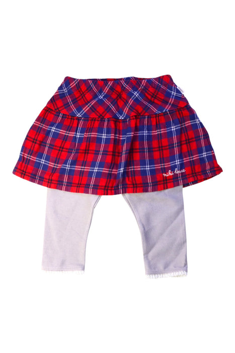 A Red Leggings Sets from Miki House in size 18-24M for girl. (Front View)