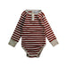 A Red Long Sleeve Bodysuits from Snuggle Hunny in size 6-12M for neutral. (Front View)