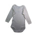 A White Long Sleeve Bodysuits from Petit Bateau in size 18-24M for boy. (Back View)