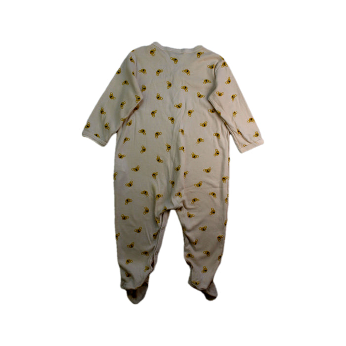 A Ivory Onesies from Petit Bateau in size 6-12M for neutral. (Back View)