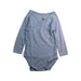 A Blue Long Sleeve Bodysuits from Petit Bateau in size 6-12M for boy. (Front View)