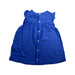 A Blue Sleeveless Dresses from Petit Bateau in size 6-12M for girl. (Back View)