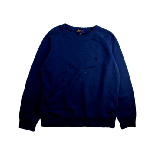 A Navy Crewneck Sweatshirts from Polo Ralph Lauren in size 10Y for boy. (Front View)