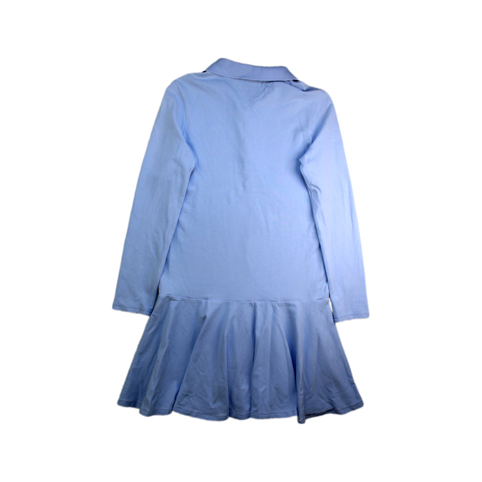A Blue Long Sleeve Dresses from Polo Ralph Lauren in size 12Y for girl. (Back View)