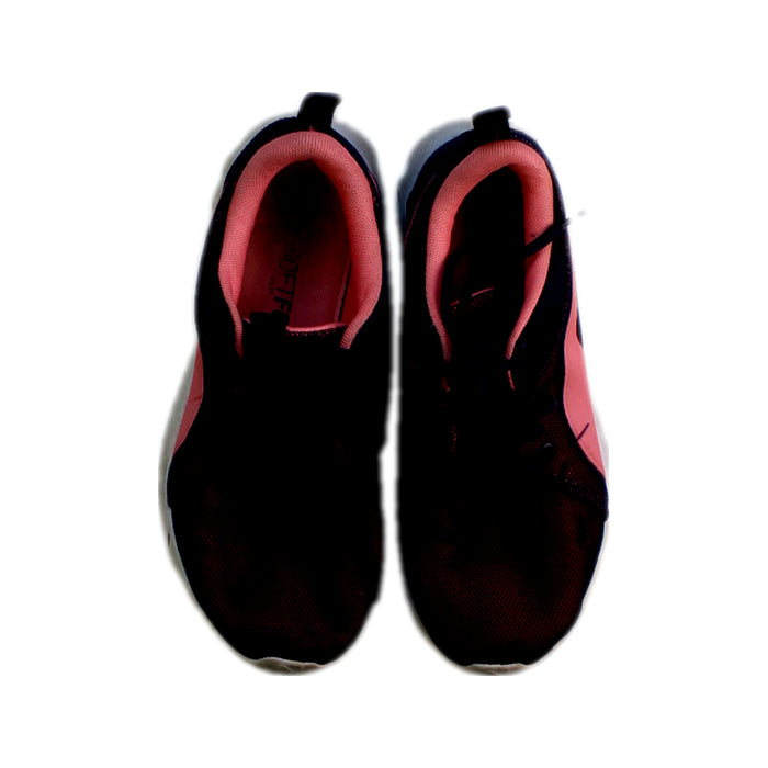 A Black Sneakers from Puma in size 12Y for girl. (Back View)