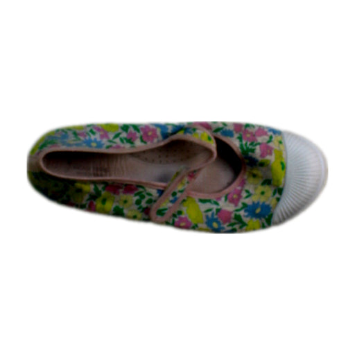 A Multicolour Flats from Jacadi in size 9Y for girl. (Front View)
