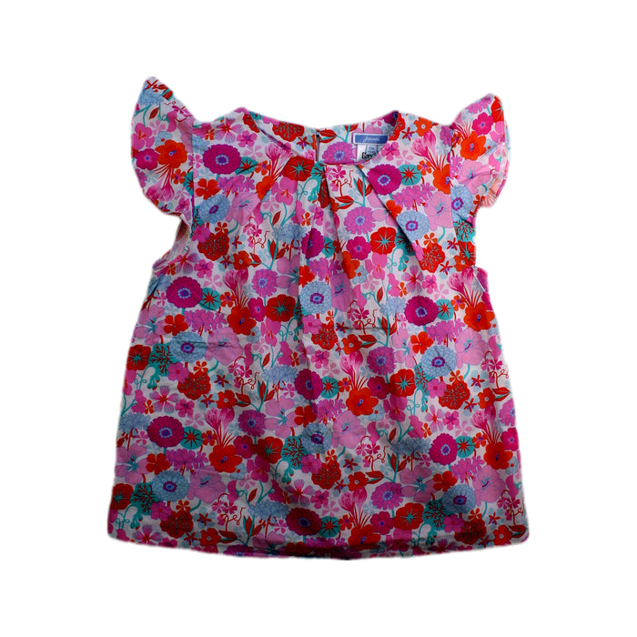 A Multicolour Sleeveless Tops from Jacadi in size 10Y for girl. (Front View)
