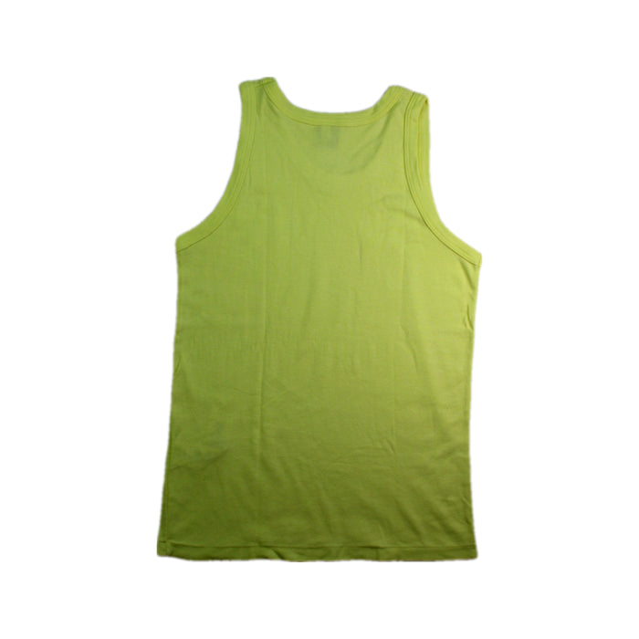 A Yellow Sleeveless T Shirts from Petit Bateau in size 12Y for boy. (Back View)