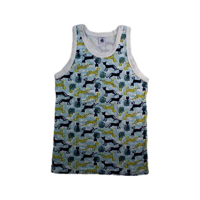 A Multicolour Sleeveless Tops from Petit Bateau in size 12Y for boy. (Front View)