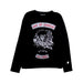 A Black Long Sleeve T Shirts from Zadig & Voltaire in size 12Y for girl. (Front View)