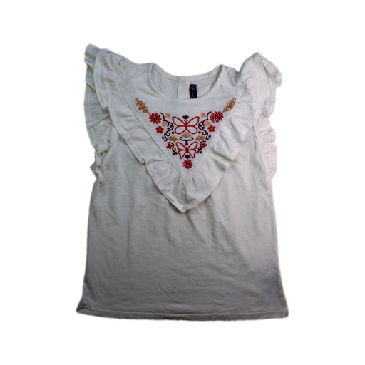 A White Sleeveless Tops from Sergent Major in size 10Y for girl. (Front View)