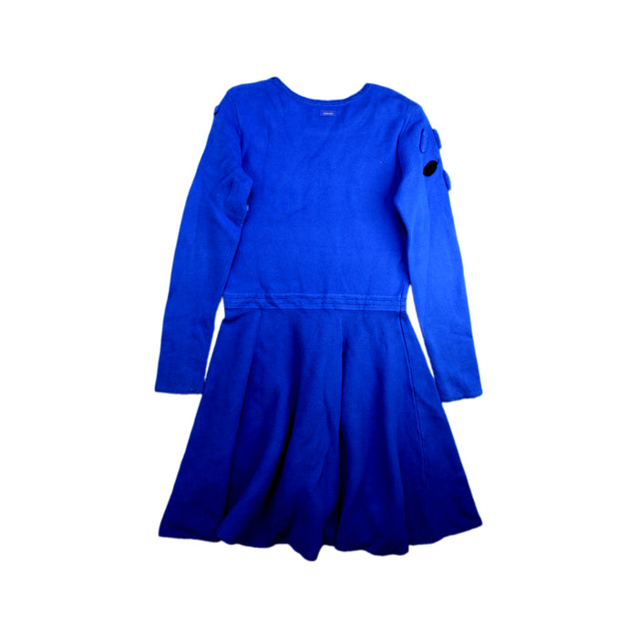 A Blue Long Sleeve Dresses from Catimini in size 10Y for girl. (Back View)