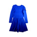 A Blue Long Sleeve Dresses from Catimini in size 10Y for girl. (Back View)