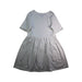 A White Short Sleeve Dresses from Petit Bateau in size 10Y for girl. (Back View)