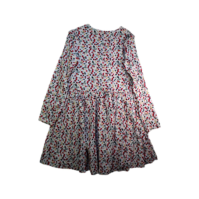 A Multicolour Long Sleeve Dresses from Petit Bateau in size 12Y for girl. (Back View)