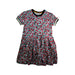 A Red Short Sleeve Dresses from Petit Bateau in size 12Y for girl. (Front View)