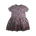A Red Short Sleeve Dresses from Petit Bateau in size 12Y for girl. (Back View)