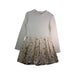 A Beige Long Sleeve Dresses from Petit Bateau in size 10Y for girl. (Front View)