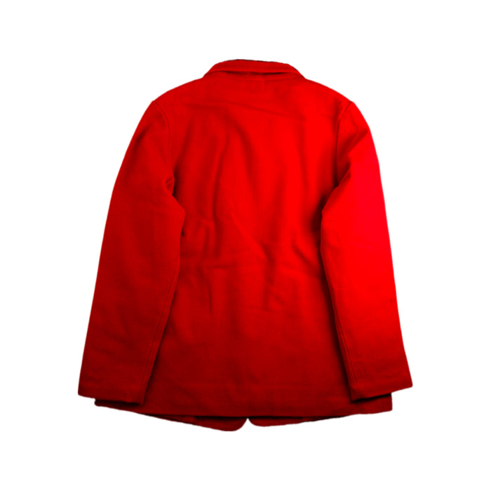 A Red Coats from Petit Bateau in size 12Y for girl. (Back View)