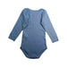 A Blue Long Sleeve Bodysuits from Petit Bateau in size 12-18M for boy. (Back View)