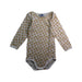 A White Long Sleeve Bodysuits from Petit Bateau in size 12-18M for girl. (Front View)