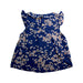 A Blue Sleeveless Tops from Petit Bateau in size 3T for girl. (Back View)