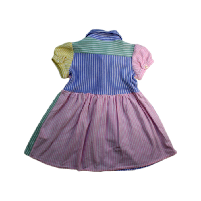 A Multicolour Short Sleeve Dresses from Ralph Lauren in size 6-12M for girl. (Back View)