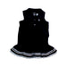 A Navy Sleeveless Dresses from Ralph Lauren in size 6-12M for girl. (Front View)