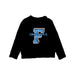 A Black Crewneck Sweatshirts from Comme Ça Fille in size 2T for girl. (Front View)