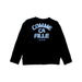 A Black Crewneck Sweatshirts from Comme Ça Fille in size 2T for girl. (Back View)