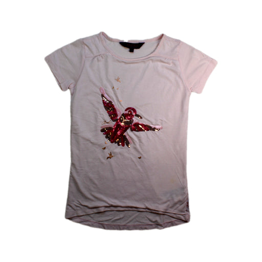 A Pink Short Sleeve Tops from Baker by Ted Baker in size 6T for girl. (Front View)