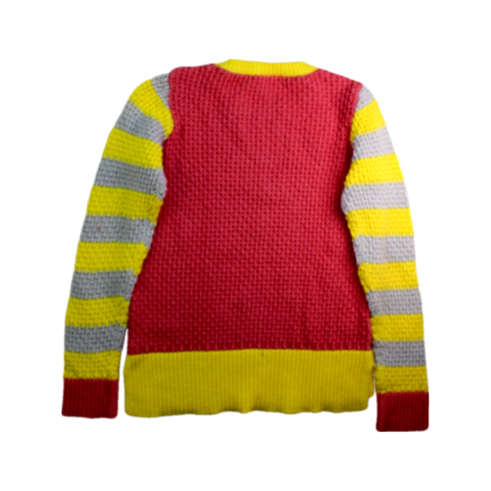 A Red Crewneck Sweatshirts from Seed in size 9Y for girl. (Back View)
