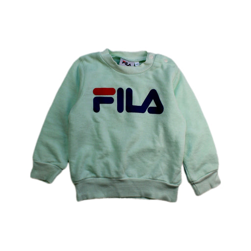A Green Crewneck Sweatshirts from Fila in size 18-24M for neutral. (Front View)