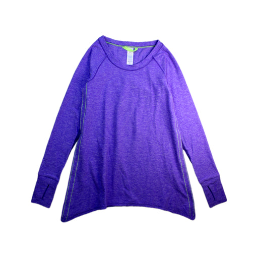 A Purple Long Sleeve Tops from Ivivva in size 7Y for girl. (Front View)
