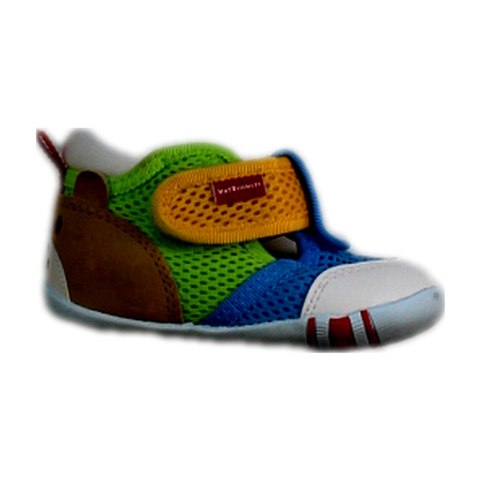 A Multicolour Sneakers from Hot Biscuits Mikihouse in size 12-18M for neutral. (Front View)