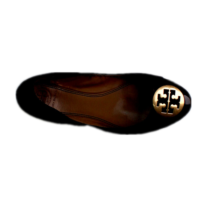A Black Flats from Tory Burch in size 13Y for girl. (Front View)