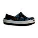 A Blue Slip Ons from Crocs in size 12-18M for boy. (Front View)