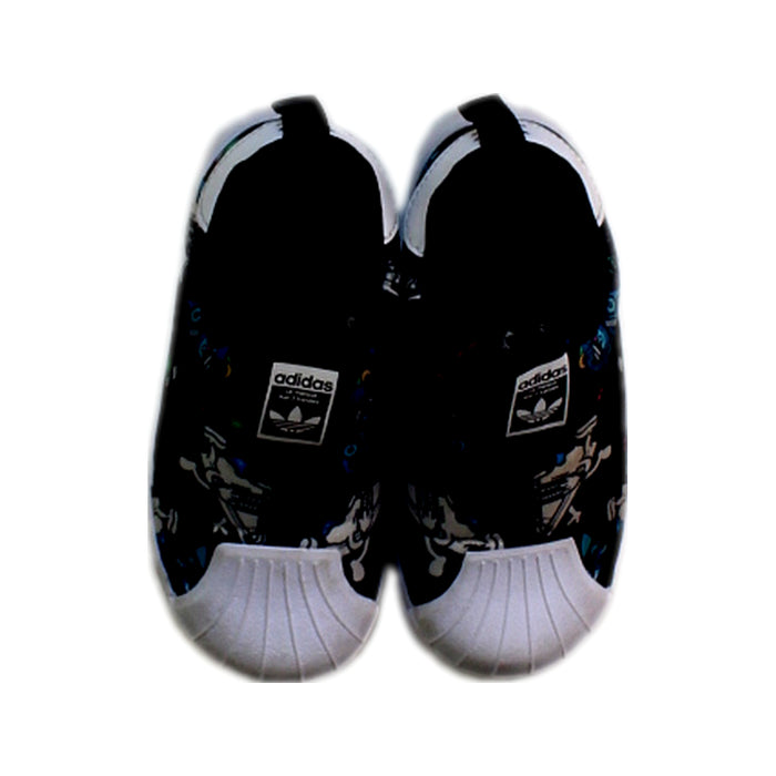 A Black Sneakers from Adidas in size 3T for boy. (Back View)