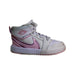 A Pink Sneakers from Air Jordan in size 6T for girl. (Front View)