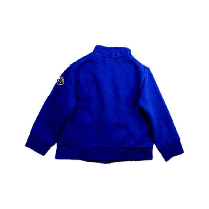 A Blue Puffer/Quilted Jackets from Moncler in size 2T for boy. (Back View)
