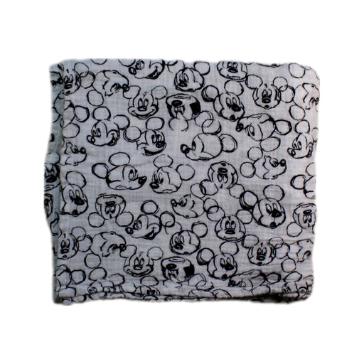 A Black Swaddles from Aden & Anais in size Newborn for neutral. (Front View)