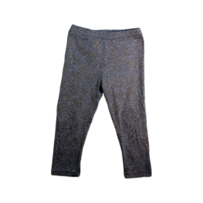 A Grey Leggings from Little Starters in size 18-24M for girl. (Front View)