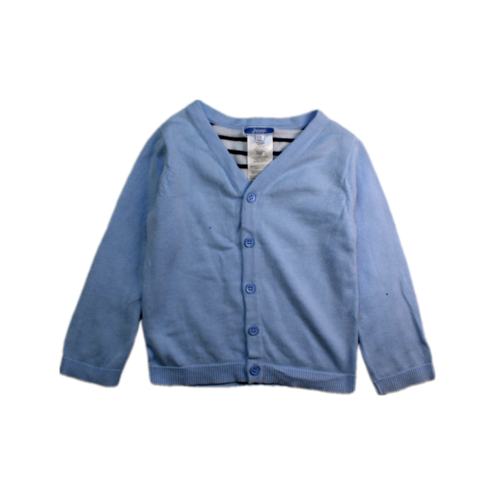 A Blue Cardigans from Jacadi in size 18-24M for boy. (Front View)