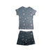 A Blue Pyjama Sets from Mylittlepie in size 12-18M for boy. (Back View)