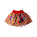 A Red Mid Skirts from Stella Jean Kids in size 4T for girl. (Back View)