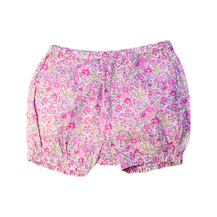 A Pink Bloomers from Tartine et Chocolat in size 6-12M for girl. (Front View)