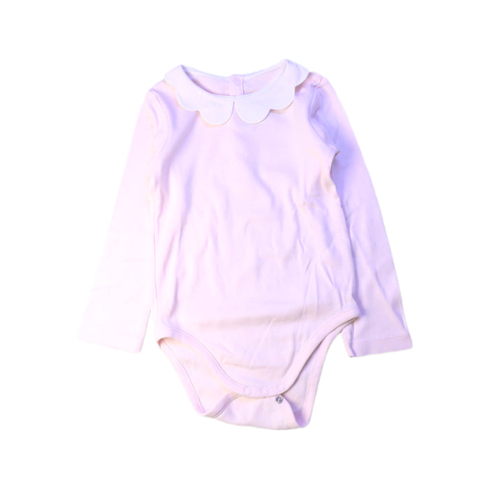 A Ivory Long Sleeve Bodysuits from Jacadi in size 3T for girl. (Front View)